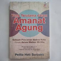 Image of Yang terutama dalam amanat agung
